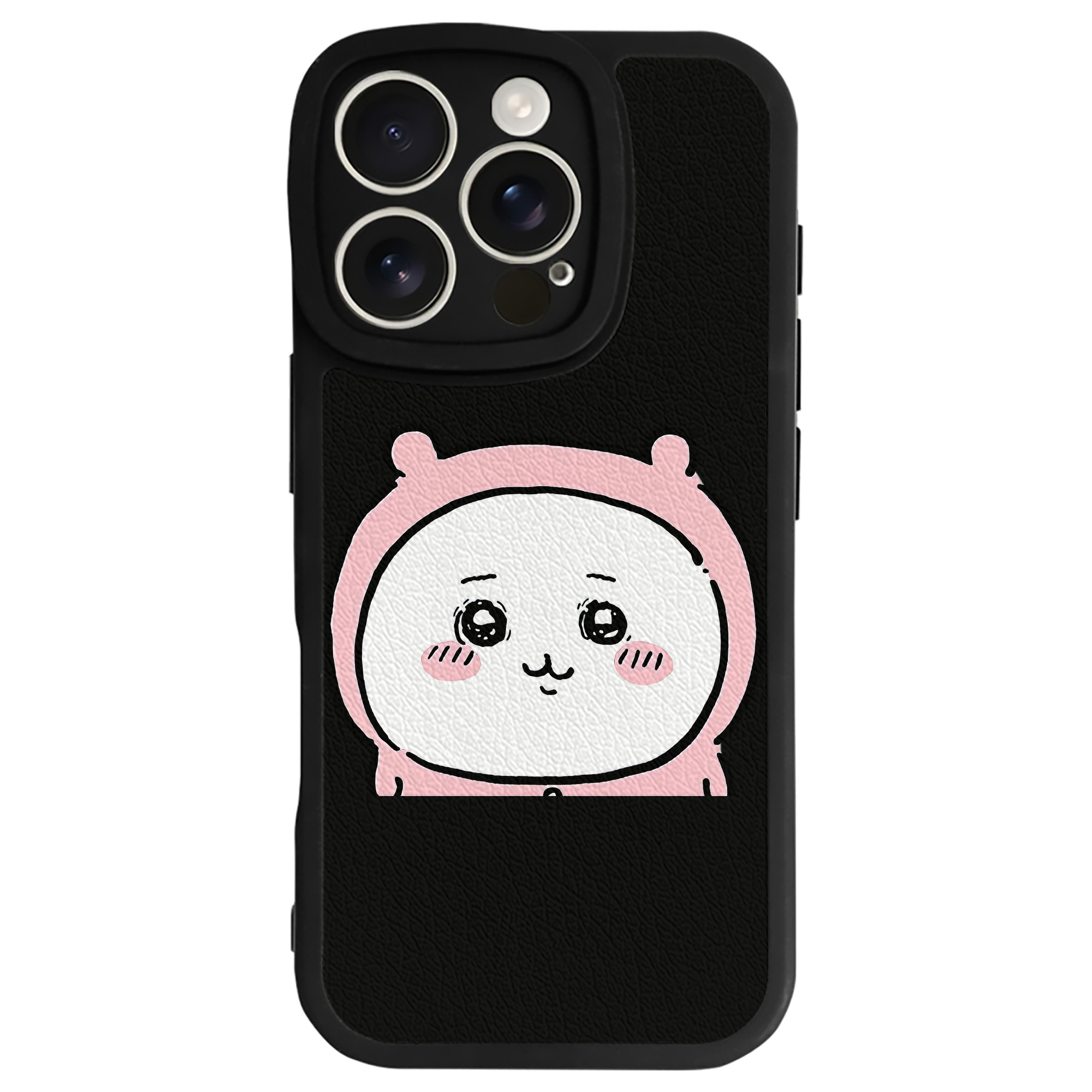 （画像用） ちいかわ ちいかわ Chii-kawa chiikawa 【iPhone 16シリーズ対応】シリコンスマホケース（レザー調） 材質：シリコン